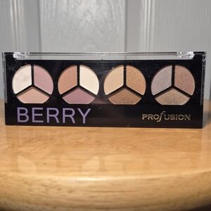 Profusion Cosmetics Berry Eyeshadow Palette - Neutral and Warm Tones New